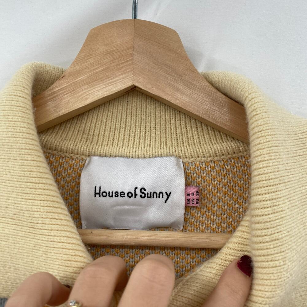 House of sunny colorful jacquard cardigan - Picture 3 of 6